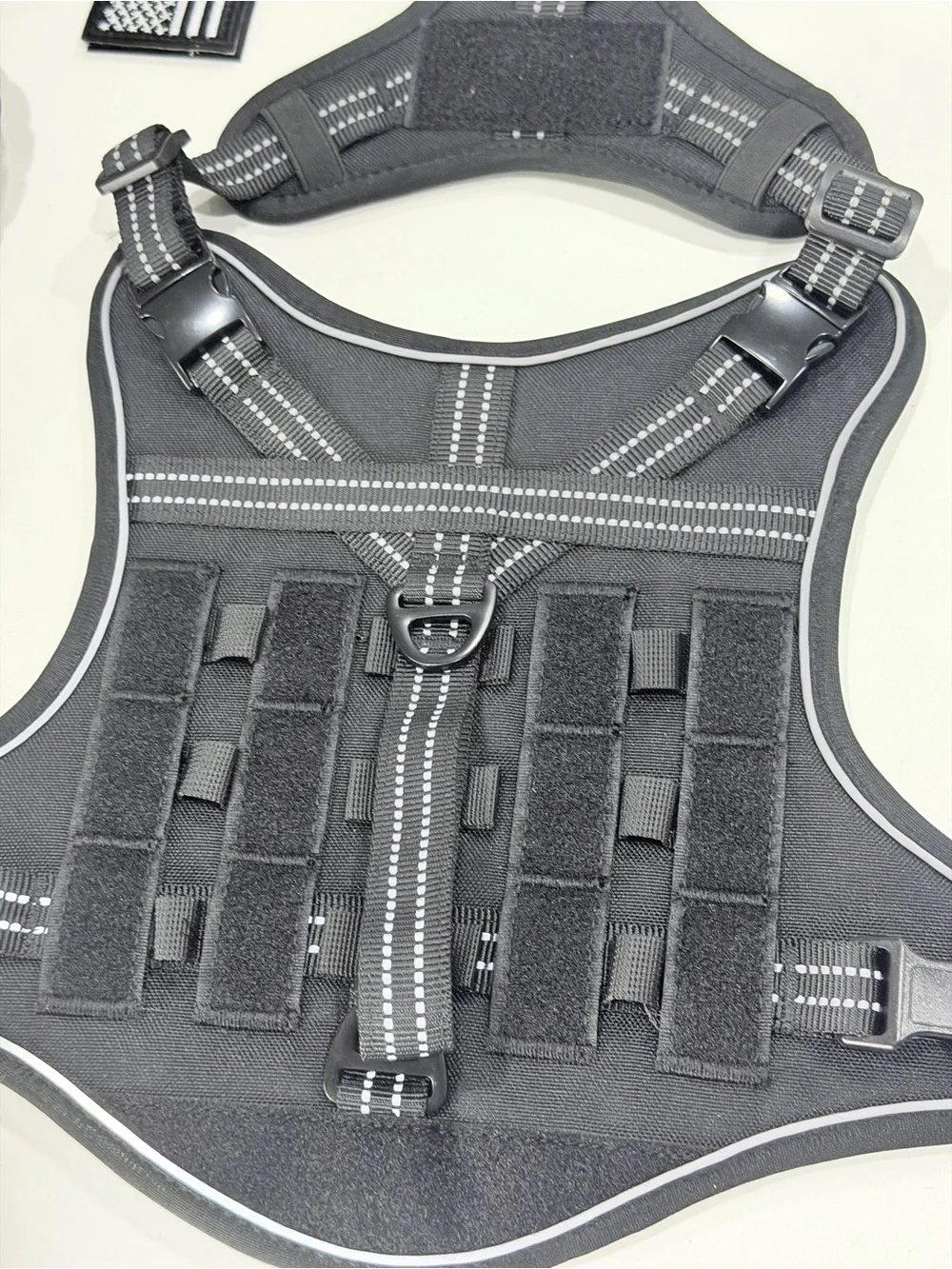 Auroth Tactical Harness for Large Dogs No Pull Adjustable Pet Harness